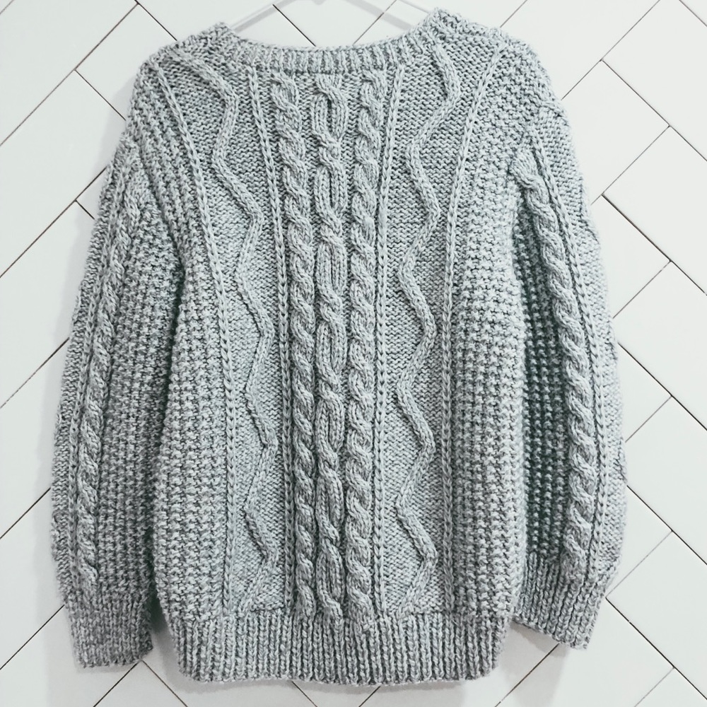 Plush Chunky Knit Vsco Vintage Sweater